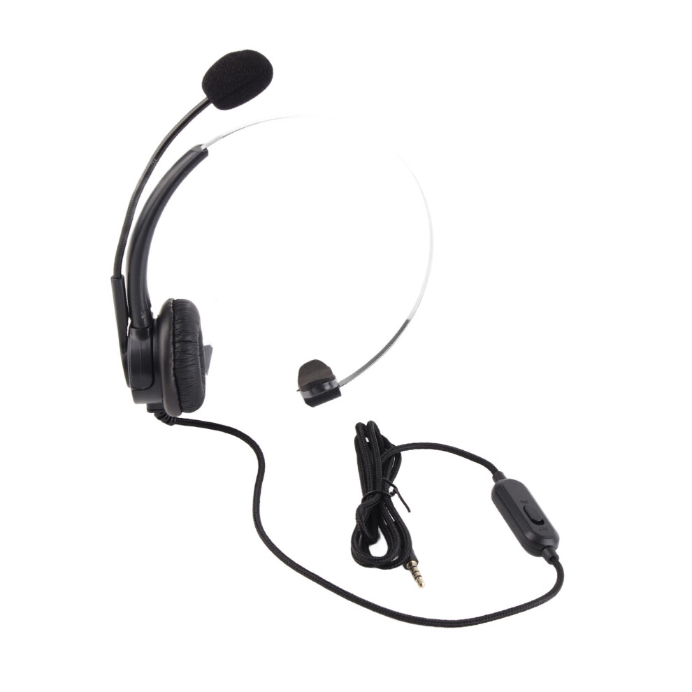 Wired Trucker Headset 3.5Mm Mono Noise Cancelling Microphone 4391376791651