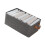 Foldable Cationic Clothes Bin Gray 18.5x11x7.9 in 7