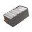 Foldable Cationic Clothes Bin Gray 18.5x11x7.9 in 1