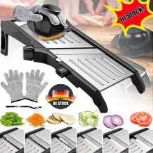 Versatile Cutting Options, Durable Stainless Steel Blade, Foldable Design For Space-saving Storage, Easy Cleaning With Included Brush, Cut Resistant