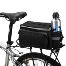 Cykelpakethållarväska, vattentät nylonväska för pakethållare med isolerad kylväska för bagageutrymmet för cykling i alla väder,