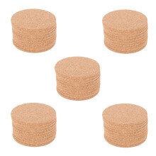 Juego de 50 Corcho Posavasos de Bar - Absorbente Y Reutilizable - 90 mm, 5 mm de Espesor