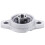 2X KFL000 Bore Inner 10mm Flange  Mounted Pillow Block Bearings 4