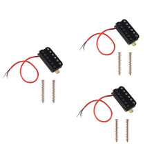 3X Fonocaptor Humbucker de Guitarra Eléctrica Fonocaptor Alnico V para Cuello Negro