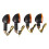 6X Universal 12V Motorcycle Turn Signal Indicator Light Front Back Flashing Halogen Light Blinker Flash for 2