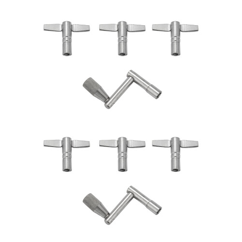 Drum Keys 8 Pack Drum Tuning Key with Continuous Motion Speed Key Percussion Instruments Parts for Drummers