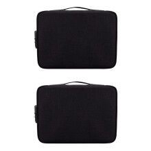 2X Bolsa de Documentos Organizador de Archivos de Certificados de Gran Capacidad para Viajes A Casa ÚSelo para Almacenar Artículos Importantes