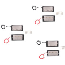 6X Humbucker Double Bobinage Milieu + Pont Compatible avec Le Style LP Parties de Guitare électrique Kit