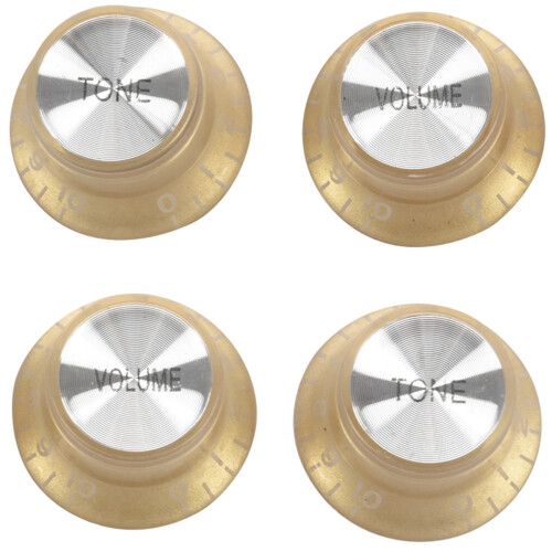 8X Set Gold Top Hat Knob for  for  Gold Foil Button 1