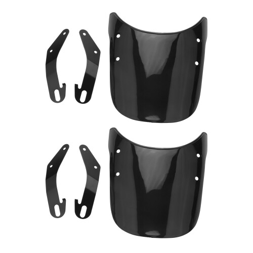2X Airflow Adjustable Universal Motorcycle Headlight Windshield Windscreen Wind Deflector Motorcycle Universal