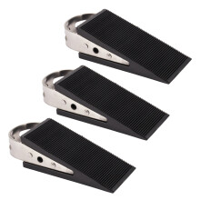 3X Rubber Stainless Steel Security Thickening Anti-Collision Floor Door Holder Protection Kids