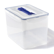 Lock & Lock Rectangular Storage Container - Clear/Blue, 12 L