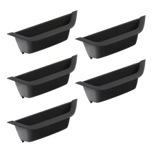 5X Car Auto Interior Inner Door Handle Pull Trim Compatible For- F25 F26 X3 X4 2011-2017, Front Left Side,Black