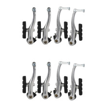 4Pair V Brake Universal Bicycle V Brake Mountain Bike V Brakes Clamp Set with Brake Pads