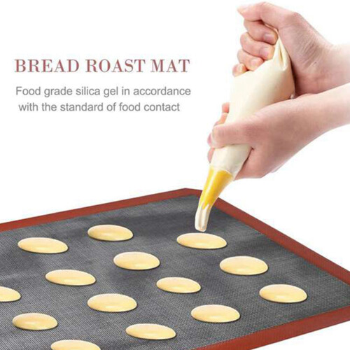 Biscuit/Bread/Kitchen Baking Appliance Accessories Perforated Silicone Baking Mat Non-Stick Oven Mat Lining Tool, 6PCS 2
