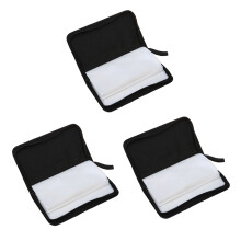 3X 80 VCD DVD CD Faux Cuir Case Titulaire de Stockage Organisateur Noir