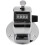 2X Round Base 4 Digit Manual Hand Tally Mechanical  Click Counter 6