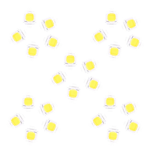 25 PCS IC LED Bulb Warm White 10W 3200K 800LM 9 - 12V
