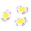 25 PCS IC LED Bulb Warm White 10W 3200K 800LM 9 - 12V 8