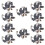 80 Pcs 6mm x 10mm x 16mm Carbon Brush Replacement for  CB-103 1