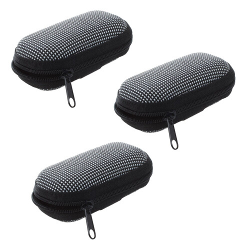 3X Black White Dotted Cover Case Holder for Folding Presbyopic Reading Glasses