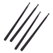 2X Pair of 5A Drumsticks Nylon Stick for Drum Set  Professional Black
