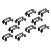 Cabinet Drawer Door Plastic Handle Pull Knob 120mm 4.7 inch 20 Pcs