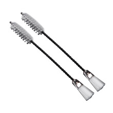 2X Soft Cleaning Brush Sound Hole Cleaner with Double-Ended for Sax Clarinet Oboe Flute Wind Instrument