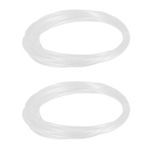 2X Clear Transparent Heat Shrink Tubing Vehicle Wiring Boat Electrical Kays Diameter 1.5mm 5M