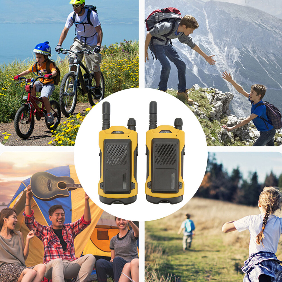 Children's Walkie Talkie Wireless 200M Outdoor Intercom Yellow 5041382021608