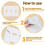 40Pcs Wall Insulation Outlet Insulators Sealers,Electrical Outlet Insulation Pads for Wall, Light,  Socket 3