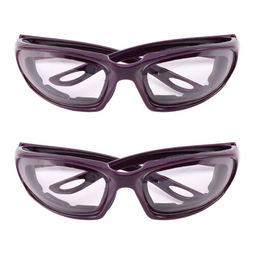 2X Tears Free Onion Chopping Goggles Glasses Eye Protector Kitchen Gadget Tool