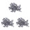 300X Stainless Steel Flat  Phillips Self-Tapping Screw 12X3mm Silver 1