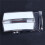 2X Men's Solid Buckle Automatic Ratchet Leather Belt Buckle in the Middle with An -Silver 6