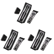 3X for 5-Series G30 G31 2017 Stainless Steel Car Accelerator Pedal Brake Pedals Cover Rest Pedals