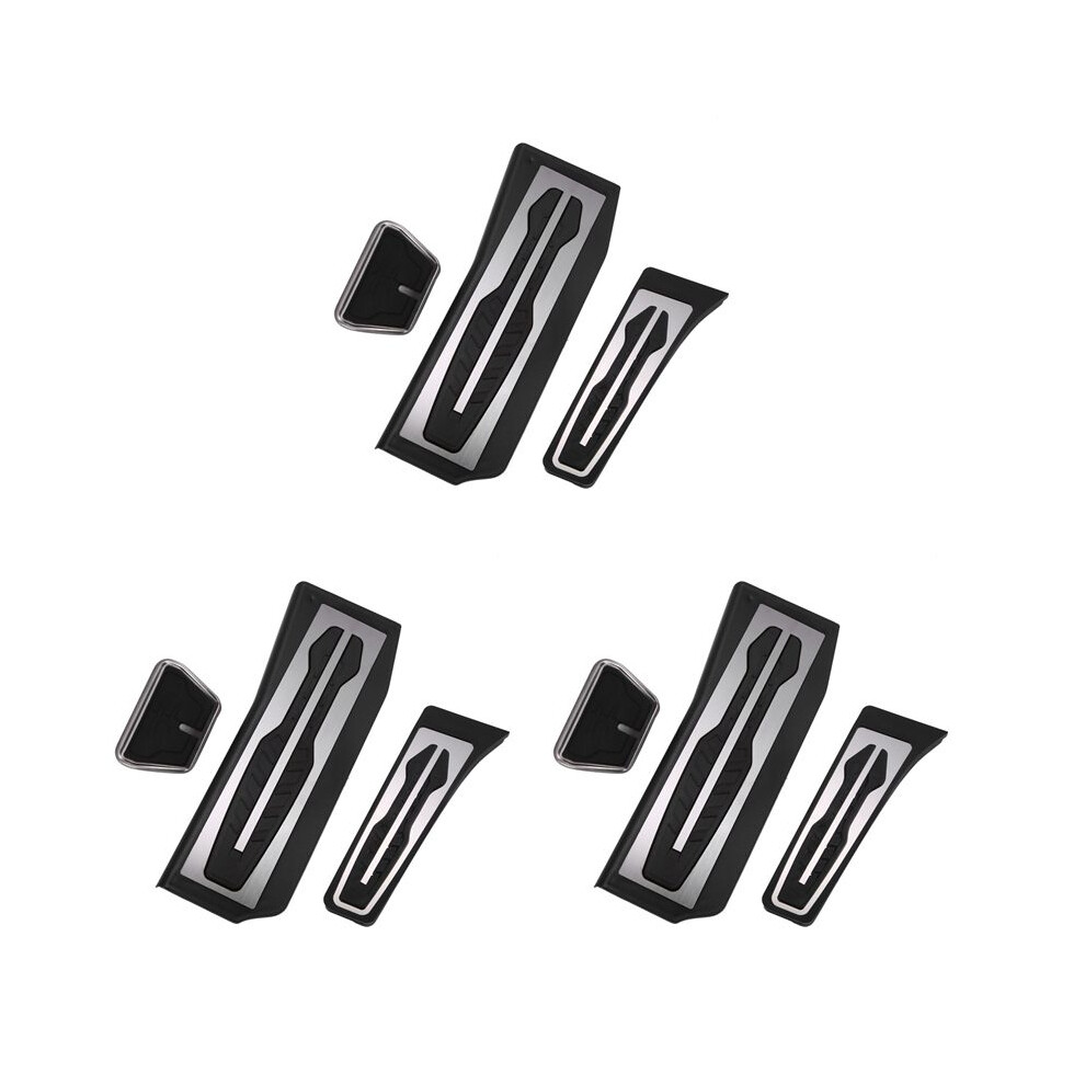 3X For 5-Series G30 G31 2017 Stainless Steel Car Accelerator Pedal Brake Pedals Cover Rest Pedals 6033772679956