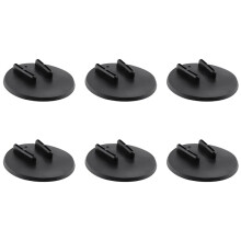6X Motorcycle Kickstand Pad Kick Stand Coaster Puck for Touring Sportster