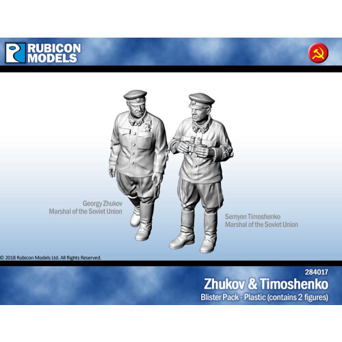 Rubicon Models 284017 Zuhkov & Timoshenko 1:56 Plastic Model Kit