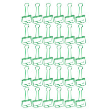 Pinces à reliure métalliques multi-usages, haute résistance, bonne élasticité, antirouille, en acier à ressort avec design ajouré, élégantes