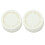 2pcs M30x1.5 TRV Heating Thermostatic Regulating Cap White Plastic Radiator Adjustment Covers 2