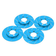 4 Stück Aluminium-RC-Bremsscheiben für 1/10 Crawler Fahrzeuge 42 mm Blau