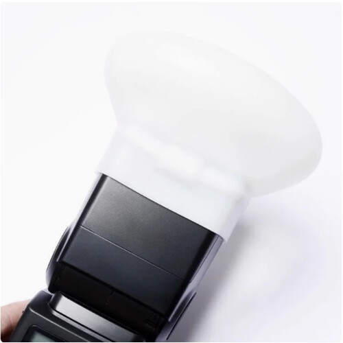 1Pcs Diffuser Bounce Dome Soft Silicone Flash Cap For LED Speedlite 2
