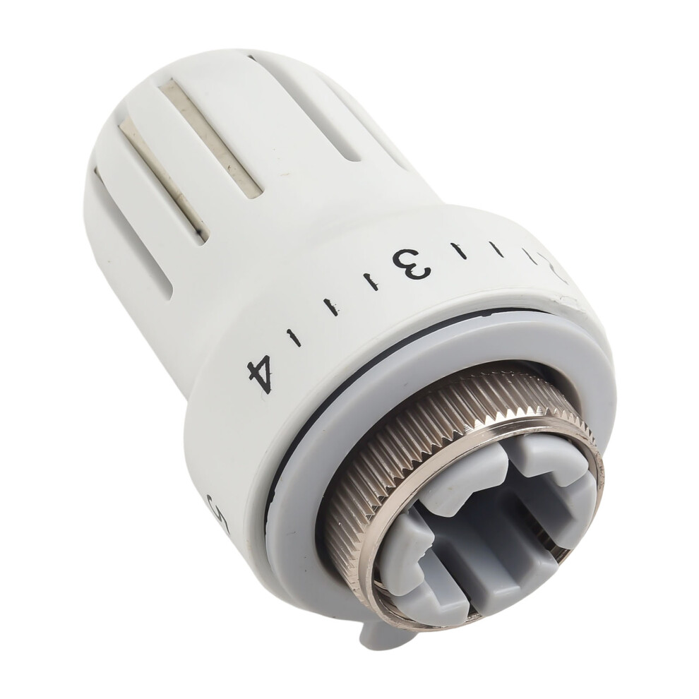 1Pc Radiator Thermostatic Head Heater White Control Thermostat With M30x1.5 Threaded Connections Heating Valve Accessories 6935161556636