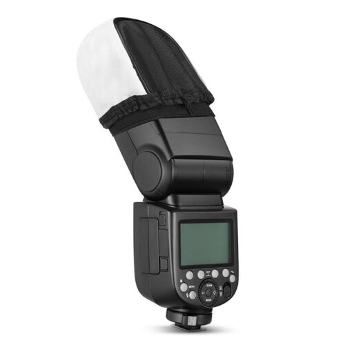 652F Pack of 2 Soft Cloth Caps Flash Diffusers for Camera Flashgun Camera Photography Lighting Gear Flash Accessories 1