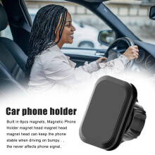 Multi-functional Car Phone Holder Adjustable Air Vent Mounted Hands Free Smartphone Stand Auto Dashboard Magnetic Phone Bracket