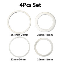 4Pcs Set Circular Saw Ring For Circular Saw Blade Reduction Ring Conversion Ring Cutting Disc Aperture Gasket Inner Hole Adapter