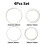 4Pcs Set Circular Saw Ring For Circular Saw Blade Reduction Ring Conversion Ring Cutting Disc Aperture Gasket Inner Hole Adapter 1
