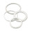 4Pcs Set Circular Saw Ring For Circular Saw Blade Reduction Ring Conversion Ring Cutting Disc Aperture Gasket Inner Hole Adapter 2