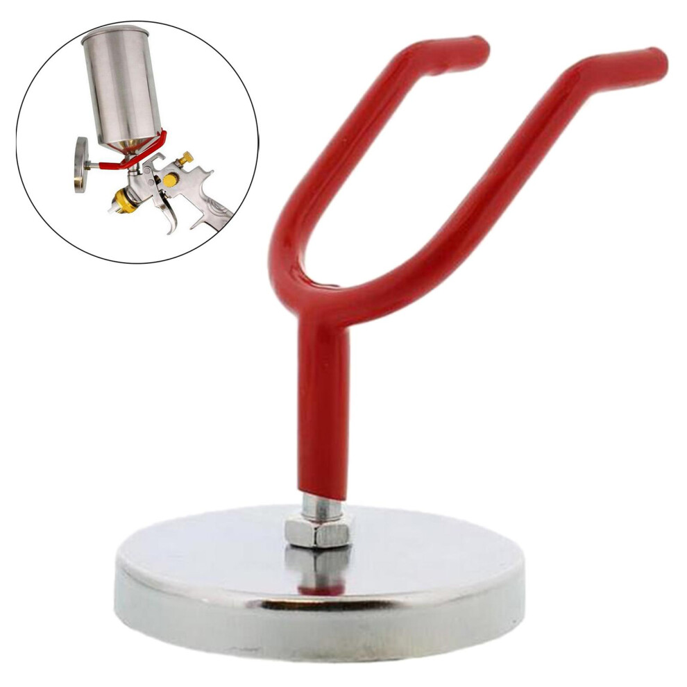 Gravity Feed Paint Spray Gun Holder Stand Sprayer Fixed Bracket Wall Bench Mount Fit For Standard Pot Hook Booth Cup 6935161543544
