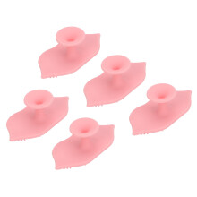 Soft Silicone Exfoliating Lip Scrub Brush Set - 5 PCS Deep Clean 60g